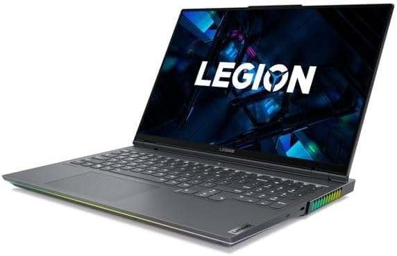 Lenovo Legion 7 Gaming Laptop, 16" WQXGA 2560x1600 IPS 165Hz Display, Intel Core i7-11800H, NVIDIA GeForce RTX 3080 16GB, 32GB DDR4 RAM, 1TB SSD, RGB Backlit Keyboard, E-shutter, Storm Grey