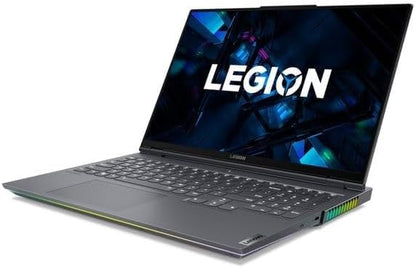 Lenovo Legion 7 Gaming Laptop, 16" WQXGA 2560x1600 IPS 165Hz Display, Intel Core i7-11800H, NVIDIA GeForce RTX 3080 16GB, 32GB DDR4 RAM, 1TB SSD, RGB Backlit Keyboard, E-shutter, Storm Grey