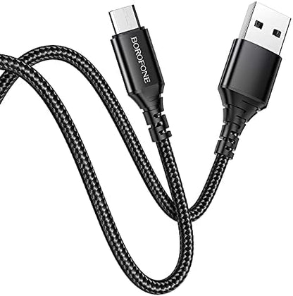 BOROFONE BX54 Ultra bright charging data cable for Micro - Black