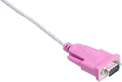 Keendex 1665 usb 2.0 cable to devices with rs232 serial port, 1.5 meter - silver