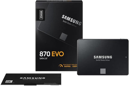 SAMSUNG MZ-77E500BW 870 Evo 560MB-530MB/s Sata3 2.5" SSD - 500GB, Black