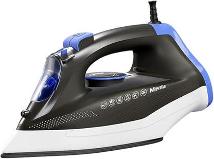 Mienta - Steam Iron - Precision - 2100 Black/Blue - Watts