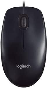 Logitech M90 Optical Wired Mouse - Black