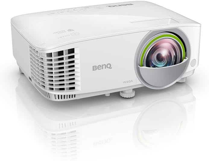 BenQ EW800ST WXGA Short Throw Smart Projector, DLP, Meeting Room Projector, 3300 ANSI Lumens, USB