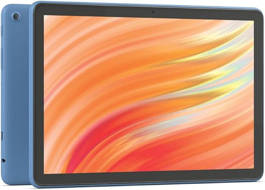 Amazon Fire HD 10 tablet, built for relaxation, 10.1" vibrant Full HD screen, octa-core processor, 3 GB RAM, latest model (2023 release), 64 GB, Ocean