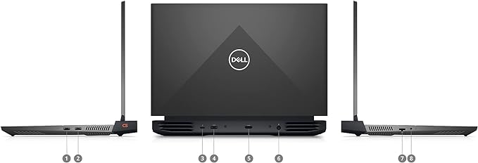 DELL G15 5520 Gaming Laptop - 12th Intel Core i7-12700H 14 Cores,32GB DDR5-4800 Mhz RAM, 1 TB SSD, Nvidia Geforce RTX 3060 6G BGDDR6 Graphics, 15.6" FHD (1920X1080) 165 Hz,Backlit Keyboard,Windows 11