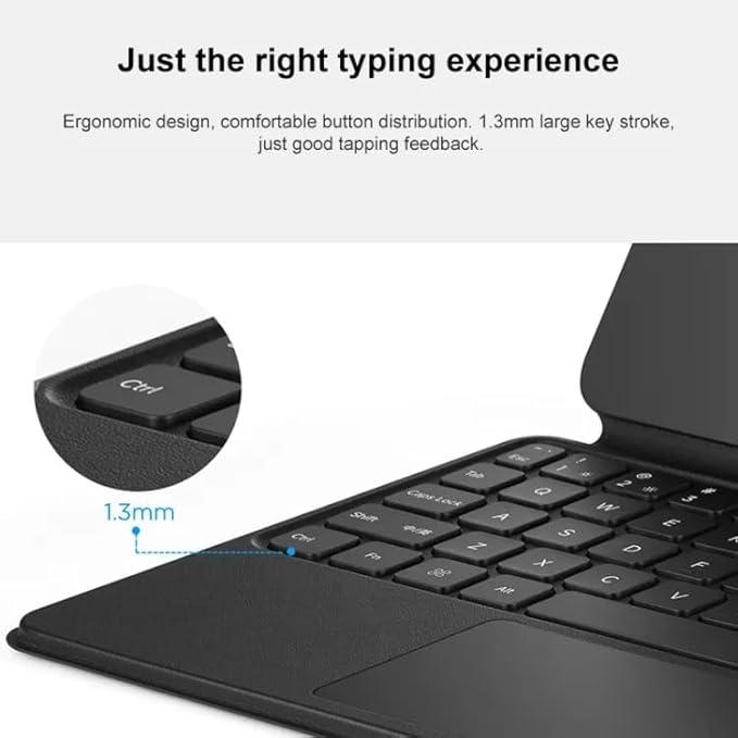 Xiaomi Pad 6/6 Pro Keyboard Protective Magnetic Cover Case Tablet Computer Keyboard (Black)