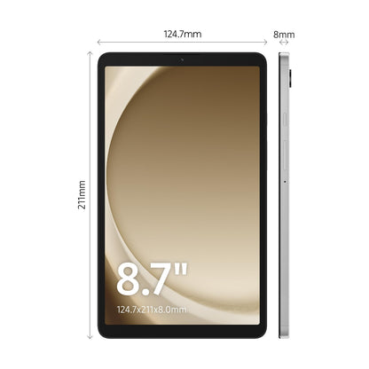 Samsung Galaxy Tab A9 Tablet, 8.7 Inch, 128GB, 8GB RAM, 3G - Silver