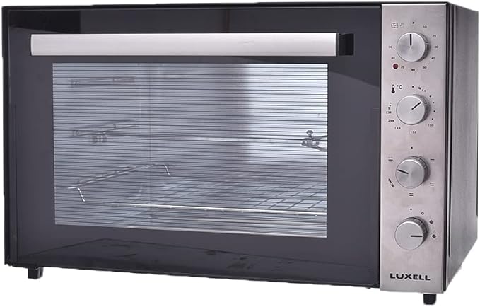 Luxell 9345 Convection Oven 70 Litres with Grill and Fan 2000 Watt - Black