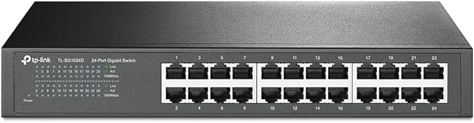 TP-Link TL-SG1024D 24-Port Gigabit Desktop/Rackmount Switch