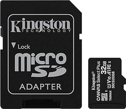 Kingston 32GB MicroSD Class 10 Canvas Select Plus Card with SD Adaptor - SDCS2/32GB