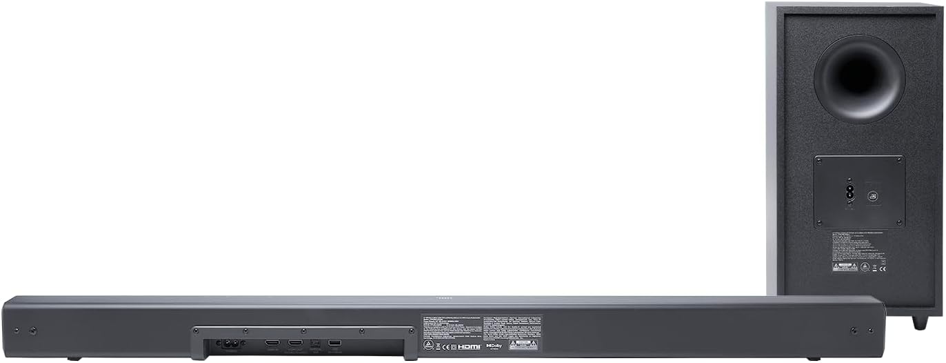 JBL Cinema SB580 3.1 Channel Soundbar with Virtual Dolby Atmos and Wireless Subwoofer - JBLSB580BLKUK, Black