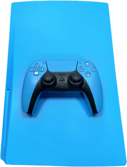 Disc Edition Face Plates Cover Skins Shell Panels for PS5 Console, Playstation 5 Accessories Faceplate Protective Shell Replacement Plate Dustproof Anti-Scratch (Disc Starlight Blue)