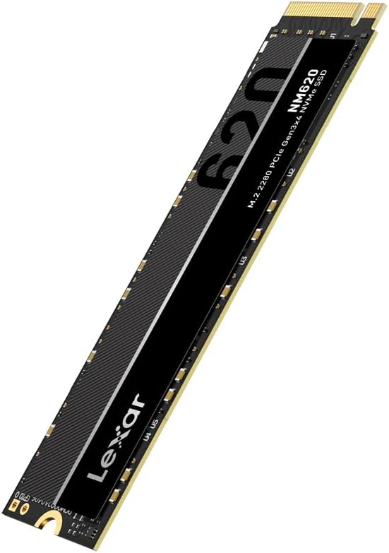 Lexar NM620 M.2 2280 NVMe SSD 256GB up to 3300MB/s read, 1300MB/s write - LNM620X256G