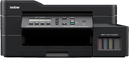 Brother Wireless All In One Ink Tank Printer, DCP T820DW, Automatic 2 Sided Features, Mobile & Cloud Print And Scan, Network Connectivity, High Yield Ink Bottles