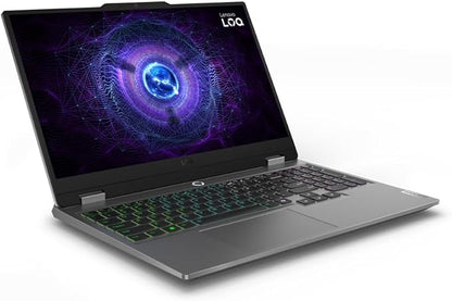 Lenovo LOQ 15IAX9 Gaming Laptop- Intel Core i5-12450HX, AI Chip: LA1, 6GB GDDR6 NVIDIA GeForce RTX3050, 8GB DDR5 RAM, 512GB SSD, 15.6" FHD (1920x1080) IPS 100% sRGB 144Hz, RGB Mouse, 2 Years Warranty - T