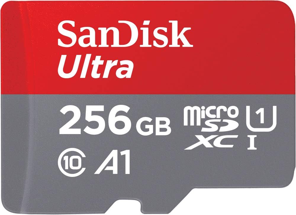 SanDisk Ultra UHS I 256GB MicroSD Card 150MB/s R, for Smartphones, 10 Y Warranty