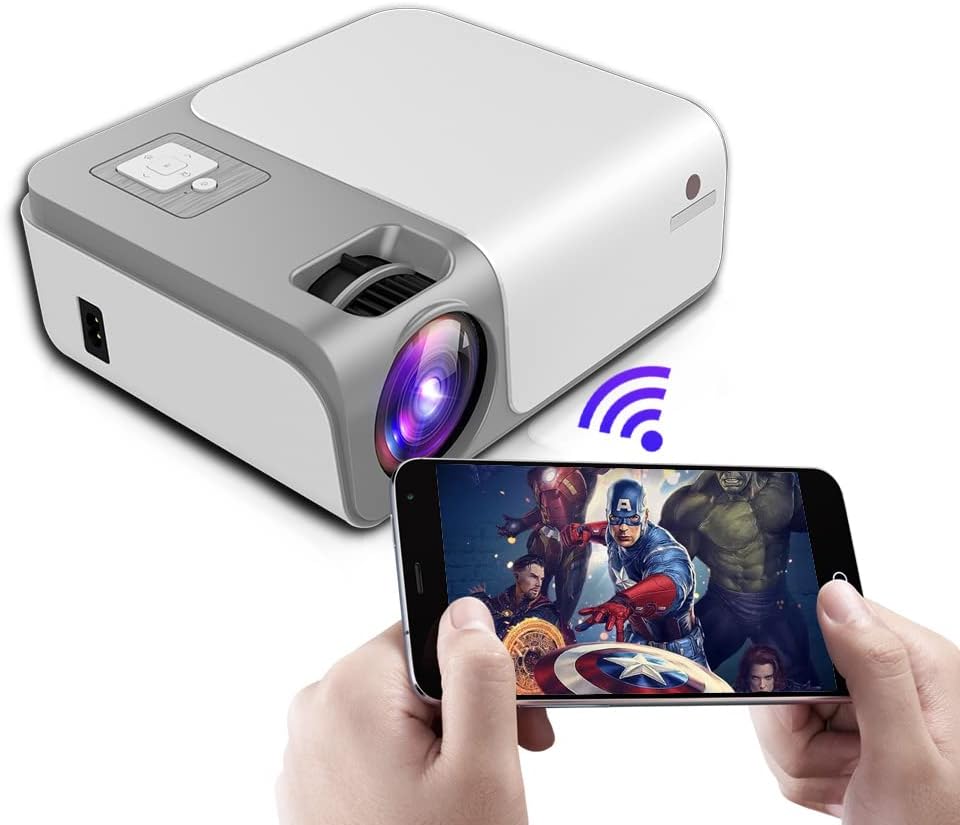 Cheerlux C50 Projector with Android 9.0, Mirroring, Wifi 5.0 and BT 5.1