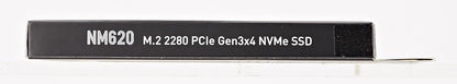 Lexar NM620 1TB SSD, M.2 2280 PCIe Gen3x4 NVMe 1.4 Internal SSD, Up to 3500MB/s Read, 3000MB/s Write, 3D NAND Flash Internal Solid State Drive for PC Enthusiasts and Gamers (LNM620X001T-RNNNG)