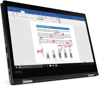 Lenovo ThinkPad L13 Yoga Gen2 2n1 Laptop - Intel Core i5-1135G7, 16GB RAM, 512GB SSD, Intel Iris Xe Graphics, 13.3" FHD (1920x1080) IPS 300nits Multi-touch, FingerPrint, Windows 10 Pro + ThinkPad Pen