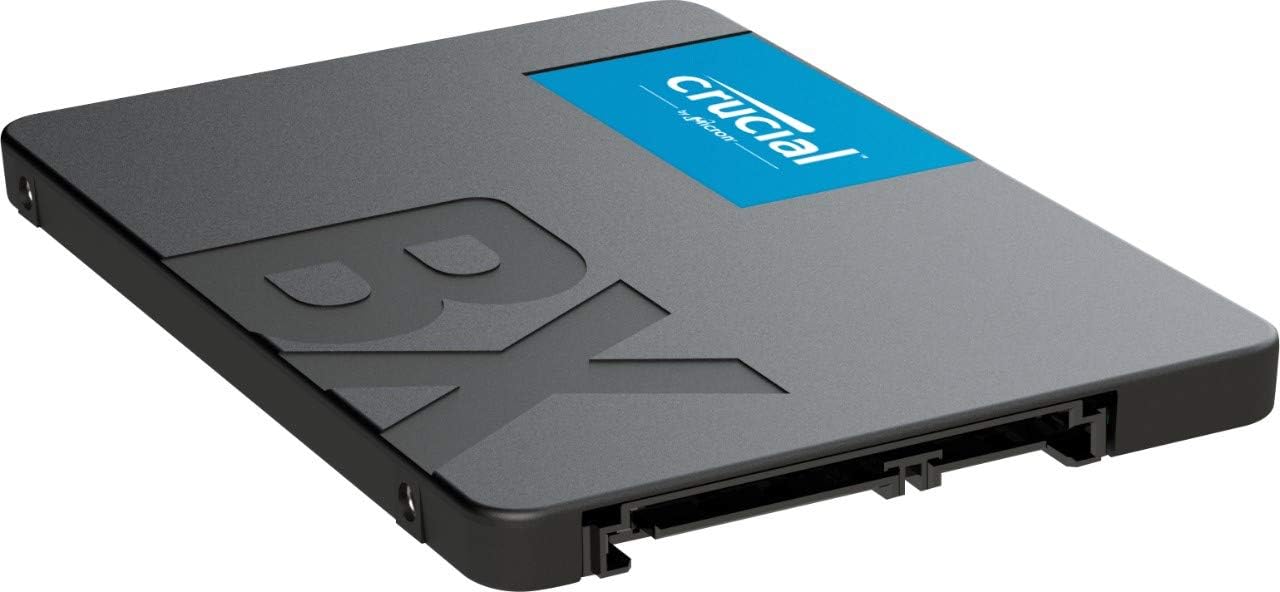 Crucial BX500 240GB 3D NAND SATA 2.5-Inch Internal SSD, up to 540MB/s - CT240BX500SSD1Z Black/Blue