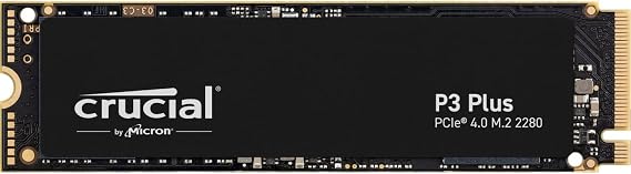 Crucial CT1000P3PSSD8 Crucial P3 Plus 1TB 3D NAND NVMe PCIe M.2 Internal SSD
