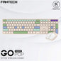 Fantech WK895 Combo 2in1 Wireless Dual Mode (2.4GHz & BT), Silent Switches & Multimedia Function Keys - Beige