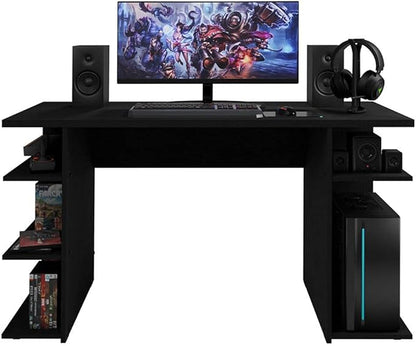 Madesa Computer Desk Gamer Desk 9409 - Black