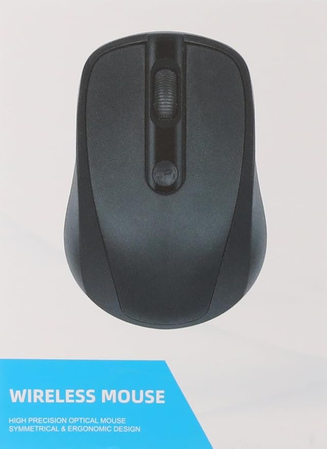 2.4 Ghz 2.4g Wireless Optical Mouse Mice Usb Receiver For Laptop Pc Black