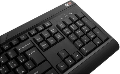 2B KB443 Keyboard Combo Mouse + Wireless Keyboard Multifunctional Silent Keyboard - Black