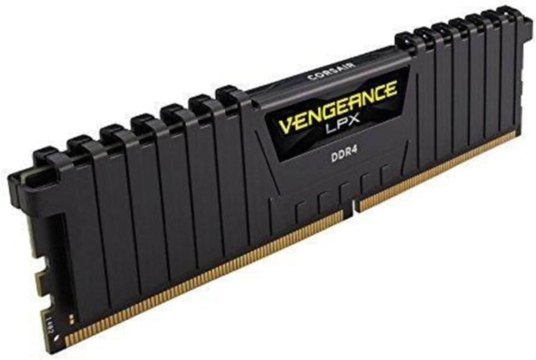 Corsair Vengeance LPX 16GB (1 x 16GB) DDR4 3600 (PC4-28800) C18 Optimized for AMD Ryzen - Black