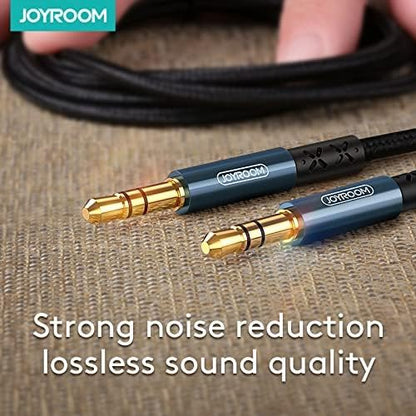 Joyroom SY-20A1 AUX car stereo audio cable 2M-Black