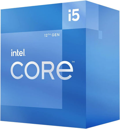 Intel Core i5-12400 12th Generation Desktop Processor (Base Clock: 2.5GHz, 6 Cores, LGA1700, RAM DDR4 and DDR5 up to 128GB) BX8071512400