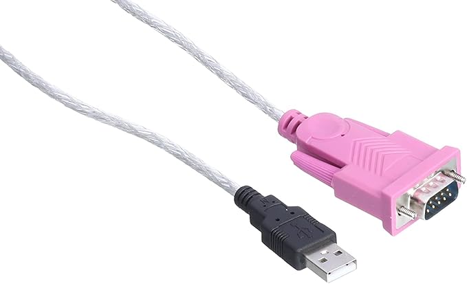 Keendex 1665 usb 2.0 cable to devices with rs232 serial port, 1.5 meter - silver