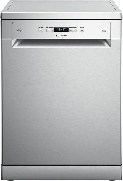 ARISTON DISHWASHER: FULL SIZE, 7 Programs, 14 Persons, Inverter Motor INOX COLOR - LFC 3C33 WF X