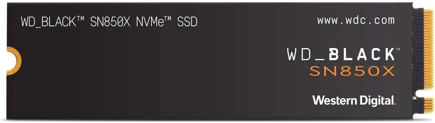 WD_BLACK 2TB SN850X NVMe Internal Gaming SSD Solid State Drive - Gen4 PCIe, M.2 2280, Up to 7,300 MB/s - WDS200T2X0E