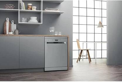 ARISTON DISHWASHER: FULL SIZE, 7 Programs, 14 Persons, Inverter Motor INOX COLOR - LFC 3C33 WF X