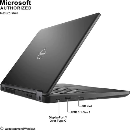 Dell Latitude 5490 Notebook 14“ FHD (1920 x 1080) Business Laptop, Intel Core i5-8350 Up to 3.4GHz, 16GB RAM 512GB SSD, Bluetooth, Wi-Fi, CAM, HDMI, DP, VGA Windows 10 Pro (Renewed)