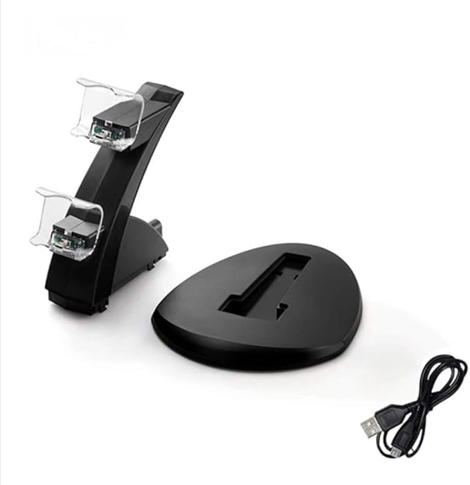 OIVO - USB Dual Controller Charger Power Supply Stand for Sony Playstation 4 Slim - T