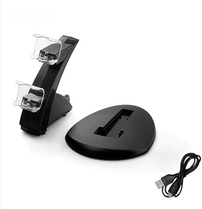 OIVO - USB Dual Controller Charger Power Supply Stand for Sony Playstation 4 Slim - T