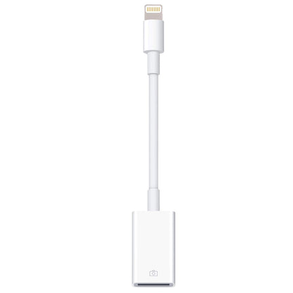 WORLDBOYU Lightning Female USB OTG Cable Adapter for iPhone, iPad Models, Camera, Card Reader, USB Flash Drive, MIDI Keyboard (White)