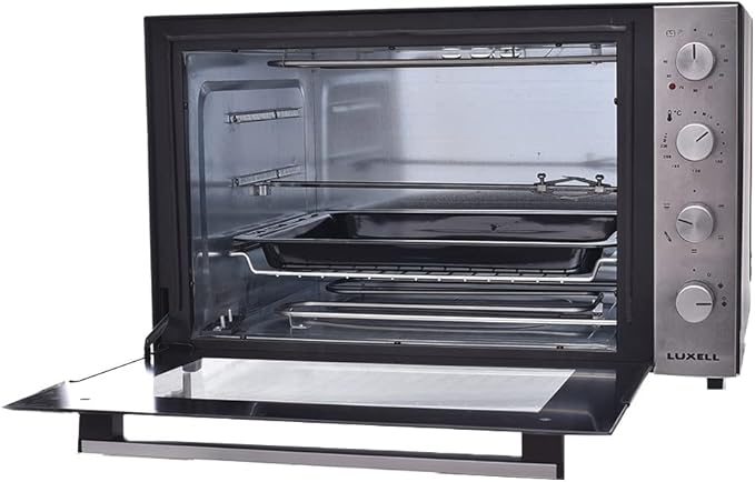 Luxell 9345 Convection Oven 70 Litres with Grill and Fan 2000 Watt - Black