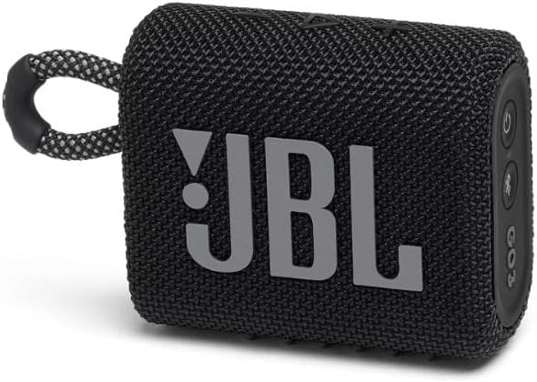 JBL GO 3 Portable Waterproof Bluetooth Speaker - Black