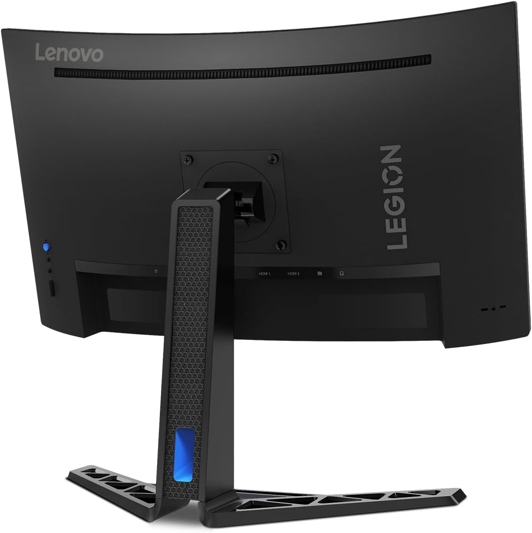 Lenovo Monitor Legion R27fc-30 Gaming Curved Monitor, 27" FHD VA Display, Up to 280Hz Refresh Rate, 0.5ms (MPRT) Response Time, 1500R Curvature, FreeSync, Adaptive Sync & G-Sync Compatible, Black