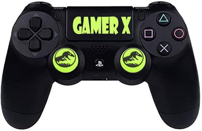 PS4 Controller Cover Case black with color Dots with Pair grip (1) - T