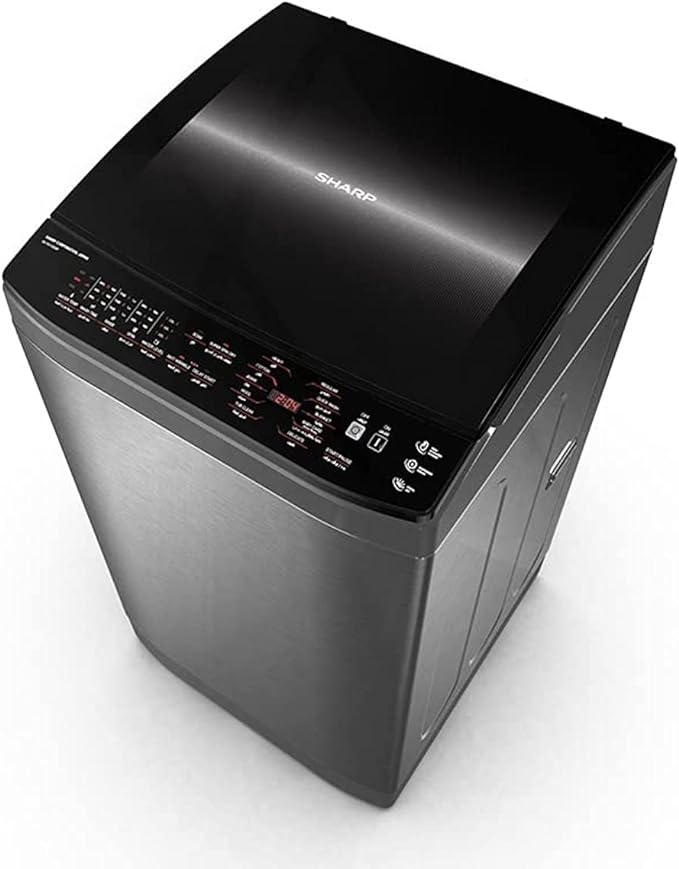 SHARP Washing Machine 11 Kg Pump Dark Silver ES-TN11GDSP