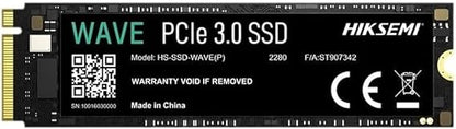 Hikvision HIKSEMI WAVE(P) 256GB NVMe M.2 PCIe Gen 3 SSD Up to 1200MB/s, Internal Solid State Drive for Desktop Laptop Computer - with 3 years warranty support