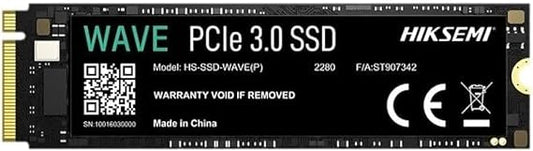Hikvision HIKSEMI WAVE(P) 256GB NVMe M.2 PCIe Gen 3 SSD Up to 1200MB/s, Internal Solid State Drive for Desktop Laptop Computer - with 3 years warranty support