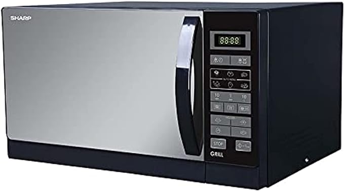 SHARP Microwave Grill 25 Liter - 900 Watt - 6 Menus Black R-750MR(K)