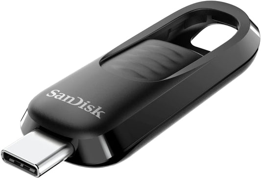 SanDisk Ultra Slider USB Type-C Flash Drive, 64GB USB 3.2 Gen 1 Performance with a Retractable Connector